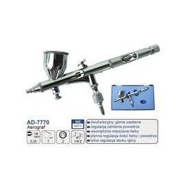 Aerograf dwufunkcyjny dysza 0.25mm