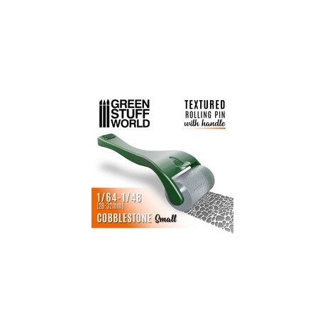 Rolling pin with Handle - Dutch Bricks 15mm