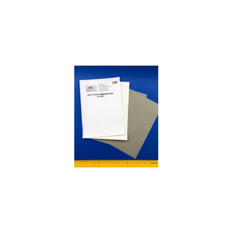 Clear airbrush foil 10X15