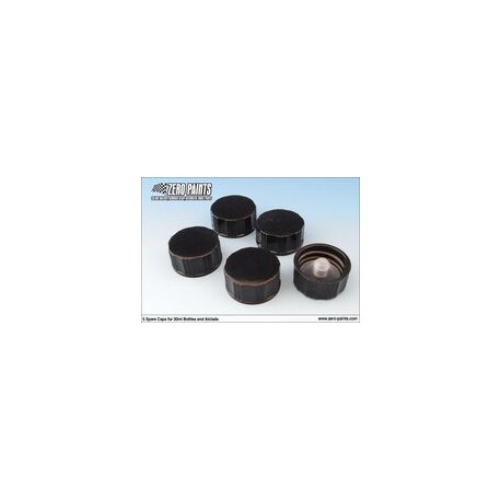 5 off Spare Caps for 30 ml Bottles