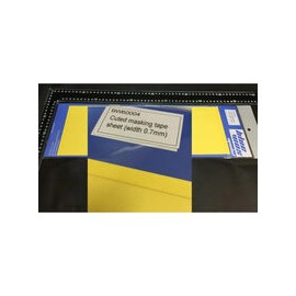 Cuted masking tape sheet (width 0.6mm)