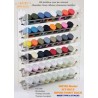 Paint Rack Wide 6 stacks (for Mr. Hobby / IPP)