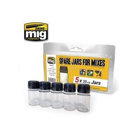 SPARE JARS FOR MIXES 5 x 35 ml