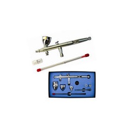 Aerograf dwufunkcyjny 0,3mm + dodatkowa dysza 0,2mm