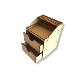 Compact Model Organiser With Shelf