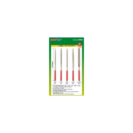 Assorted needle files set (Middle-Toothed)