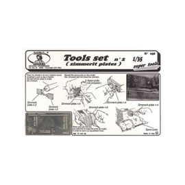 Tool set n. 2 for zimmerit application