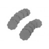 Superfine Scalloped 2000 Grit Pads (Velcro) 32 mm (10 pcs)