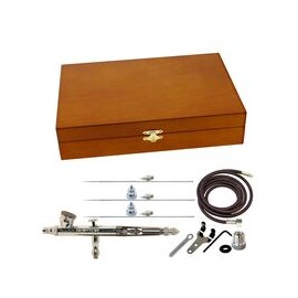 H-3MH Single Action Set With Metal Handle (.45, .65, And 1.05mm Heads) And 1/8" BSP Adapter