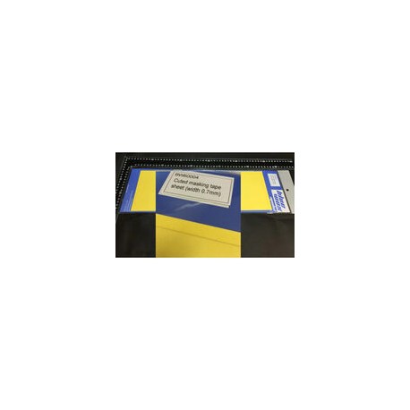Cuted masking tape sheet (width 0.9mm)