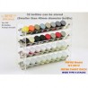 Paint Rack Wide 4 stacks (for Mr. Hobby / IPP)