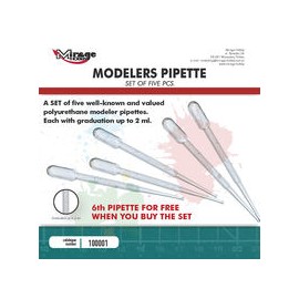 Modelers Pipette (set of 5 pcs. / each 2ml) + 1 for free