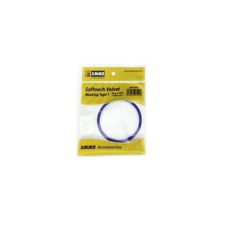 Softouch Velvet Masking Tape 1 (2mm x 25M)