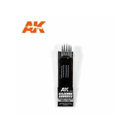 SILICONE BRUSHES MEDIUM TIP SMALL (5 SILICONE PENCILS)