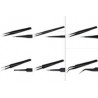 Manguera para compresor / aerógrafo - 1/8 de pulgada x 1/8 de pulgada con conector rápido, trenzada, 1.8 m