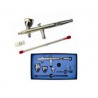 Aerograf dwufunkcyjny 0,3mm + dodatkowa dysza 0,2mm