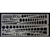 Templates set stencils